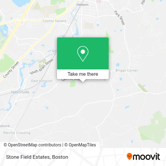 Stone Field Estates map