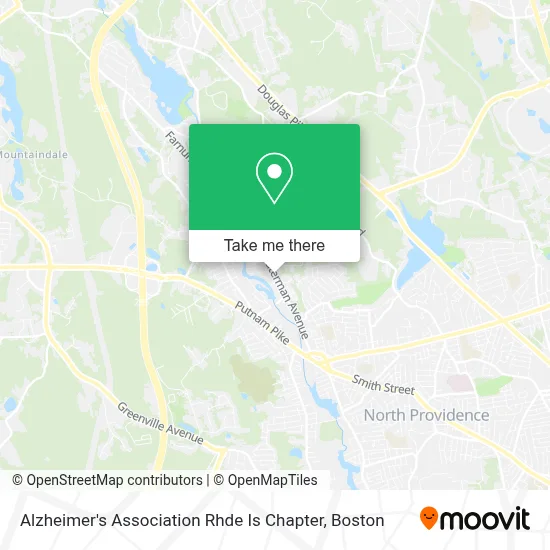 Alzheimer's Association Rhde Is Chapter map