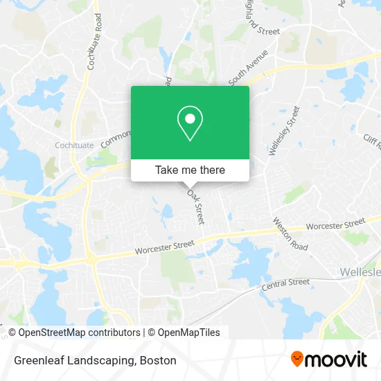 Greenleaf Landscaping map