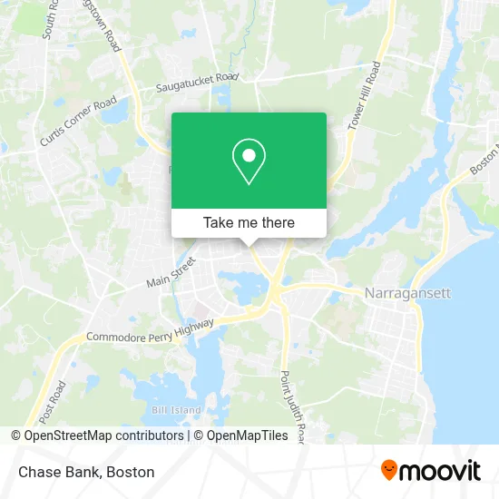 Chase Bank map