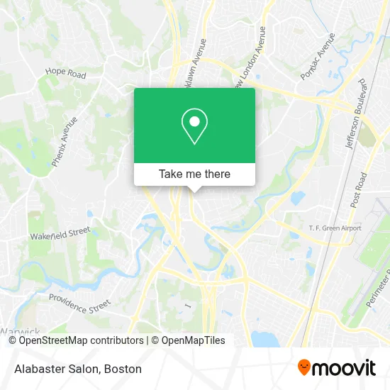 Alabaster Salon map