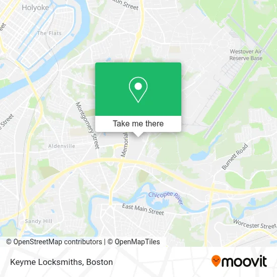 Keyme Locksmiths map