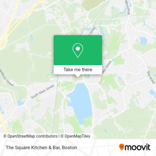 The Square Kitchen & Bar map