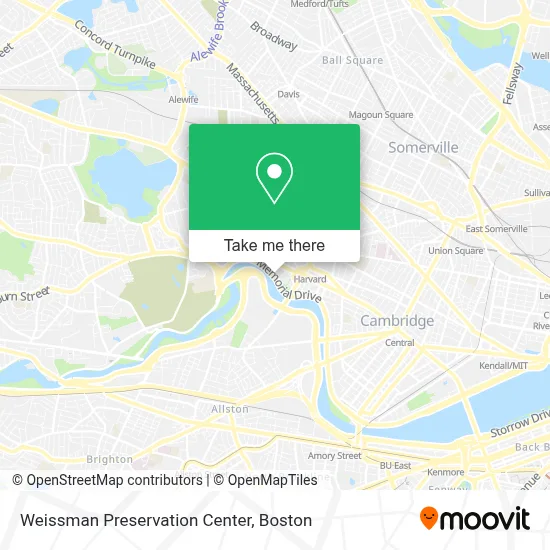 Weissman Preservation Center map