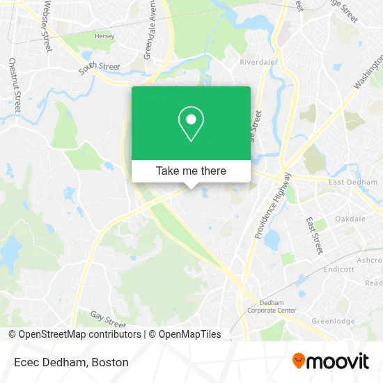 Ecec Dedham map
