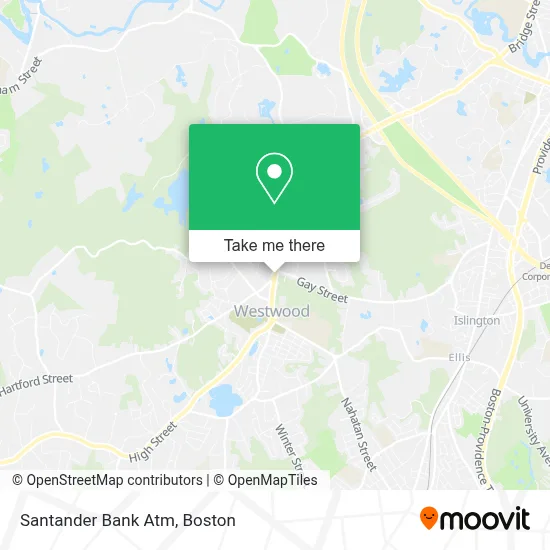 Santander Bank Atm map
