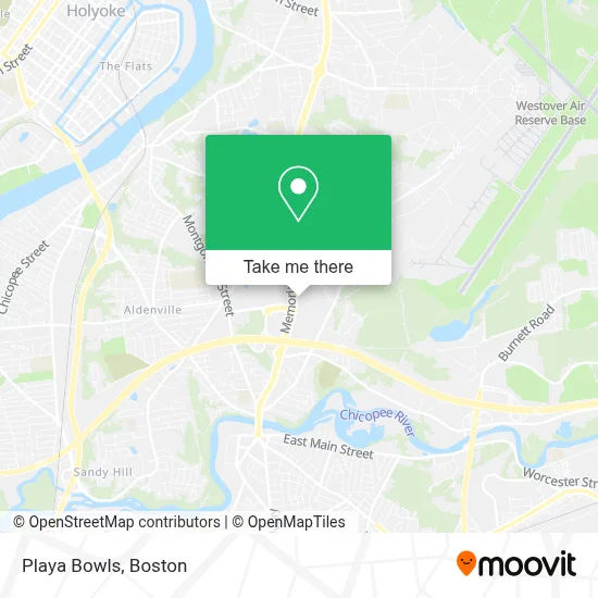 Playa Bowls map