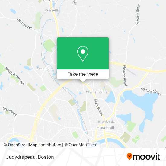 Judydrapeau map