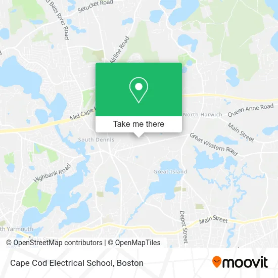 Cape Cod Electrical School map