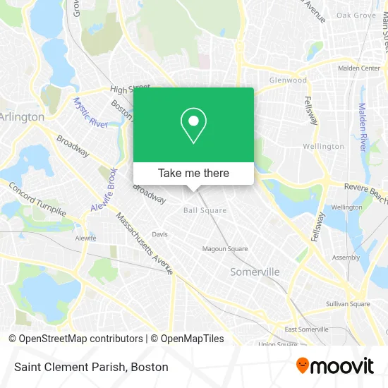 Saint Clement Parish map