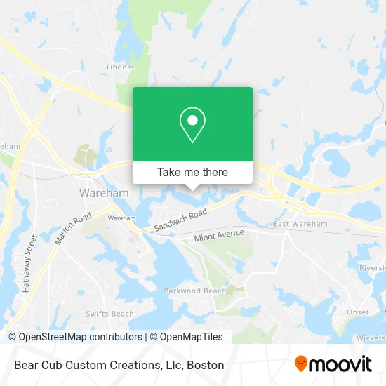 Bear Cub Custom Creations, Llc map