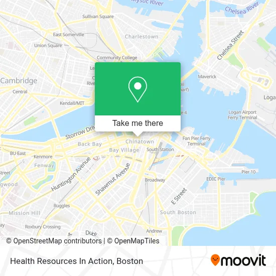 Health Resources In Action map