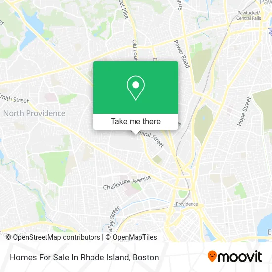 Homes For Sale In Rhode Island map
