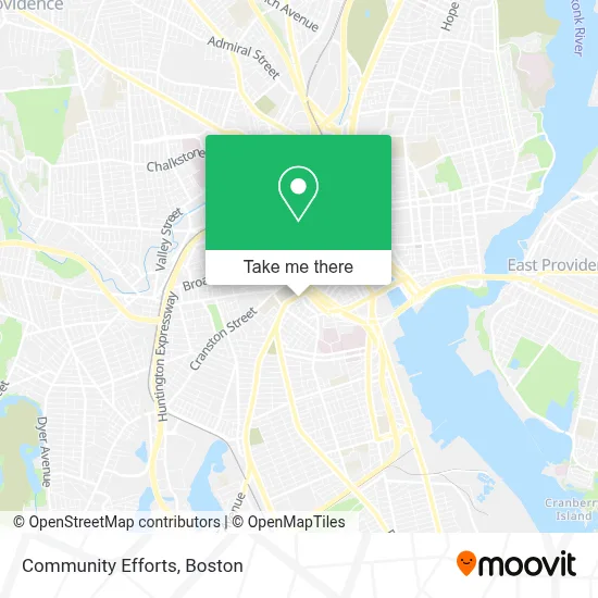 Community Efforts map