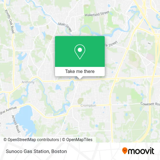 Sunoco Gas Station map