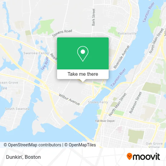 Dunkin' map
