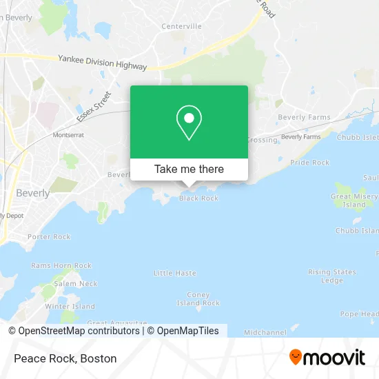 Peace Rock map