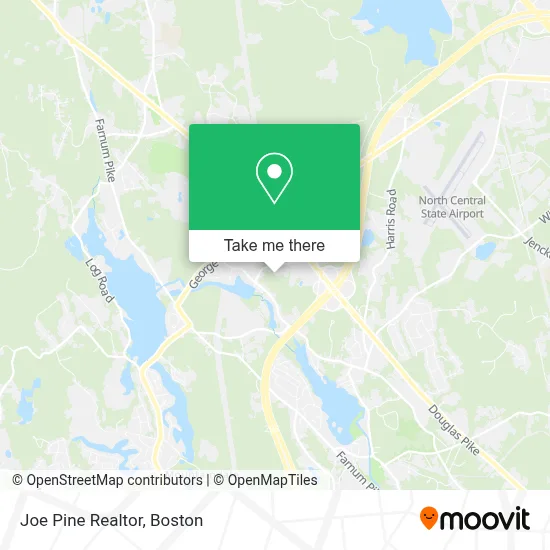 Joe Pine Realtor map