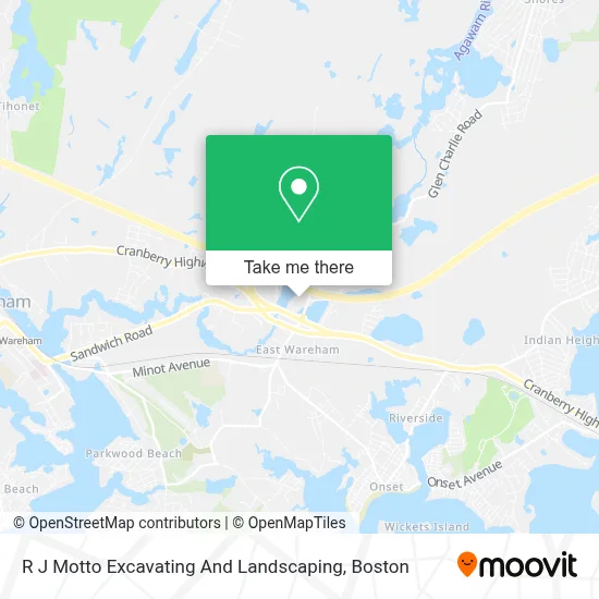 R J Motto Excavating And Landscaping map