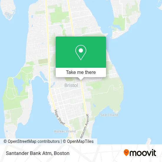 Santander Bank Atm map
