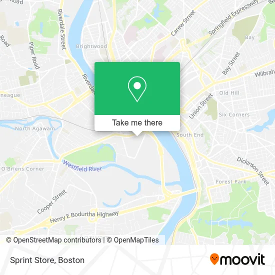 Sprint Store map
