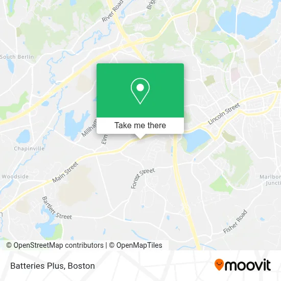 Batteries Plus map
