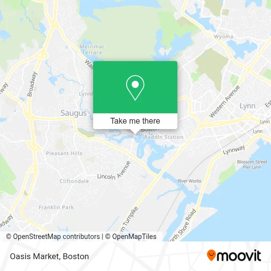 Oasis Market map