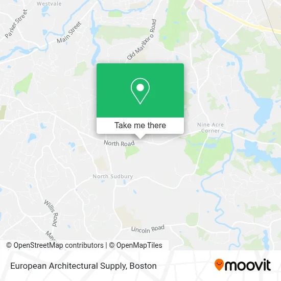 European Architectural Supply map