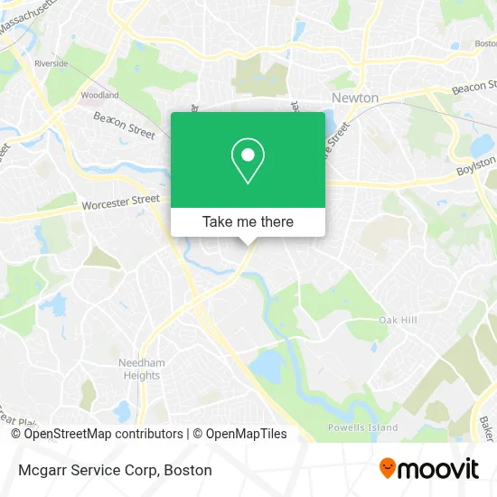 Mcgarr Service Corp map
