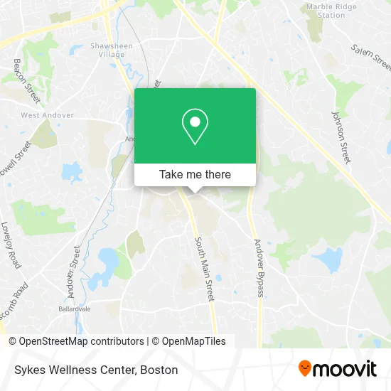 Sykes Wellness Center map