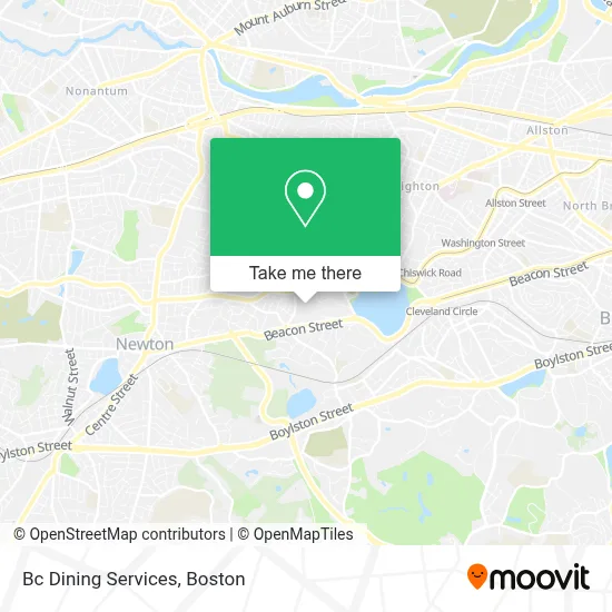 Bc Dining Services map