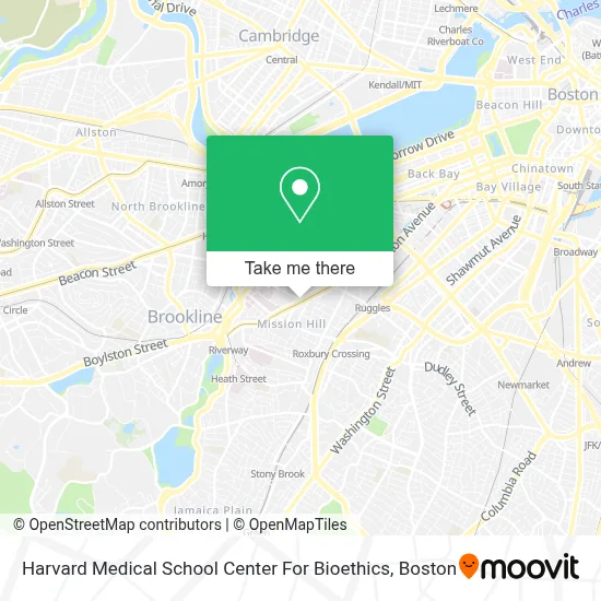 Harvard Medical School Center For Bioethics map