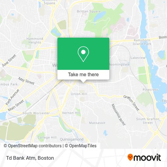 Td Bank Atm map
