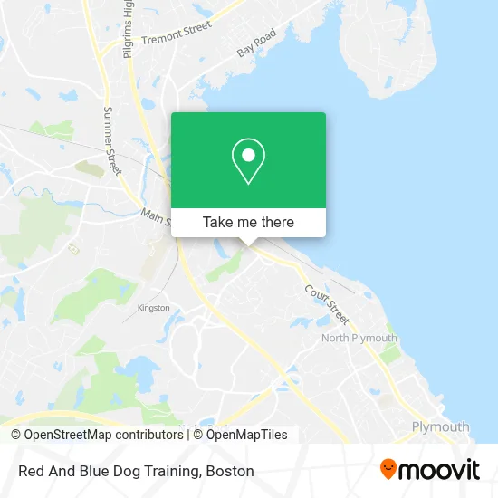 Red And Blue Dog Training map