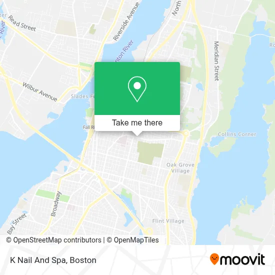 K Nail And Spa map