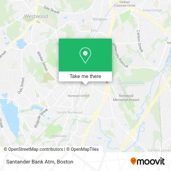 Santander Bank Atm map