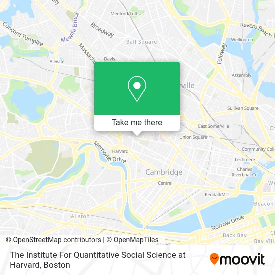 The Institute For Quantitative Social Science at Harvard map