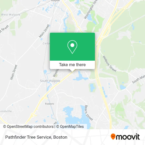 Pathfinder Tree Service map