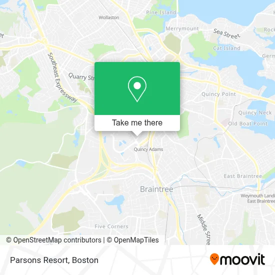 Parsons Resort map