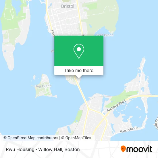 Rwu Housing - Willow Hall map