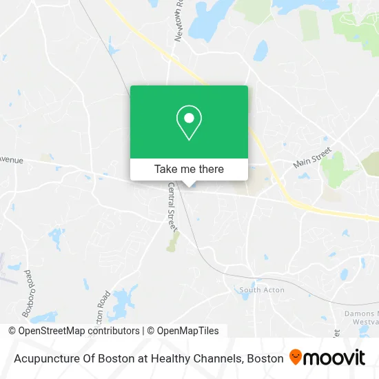 Acupuncture Of Boston at Healthy Channels map
