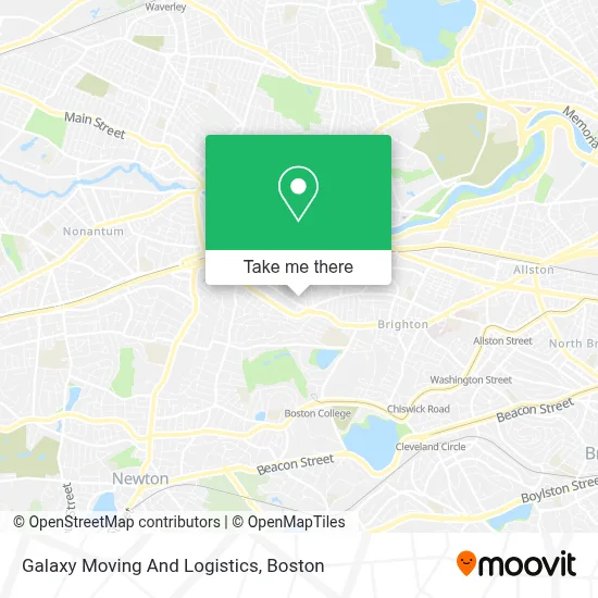 Galaxy Moving And Logistics map
