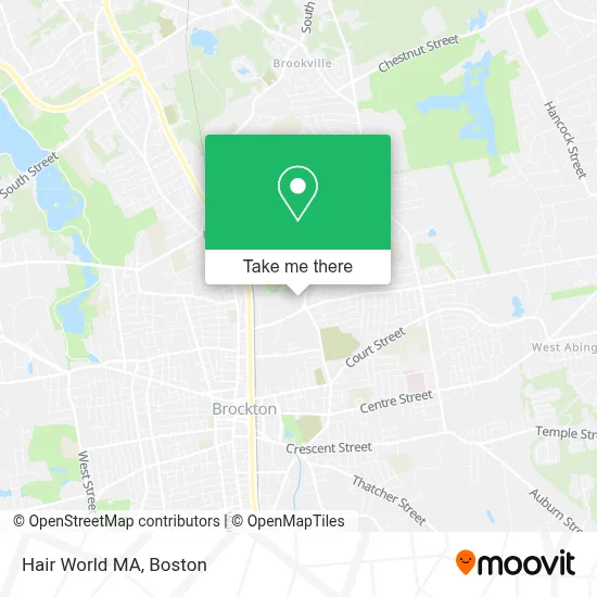 Hair World MA map