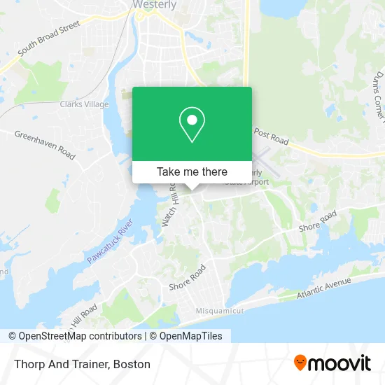 Thorp And Trainer map