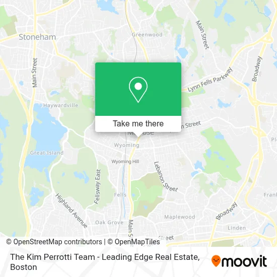 The Kim Perrotti Team - Leading Edge Real Estate map