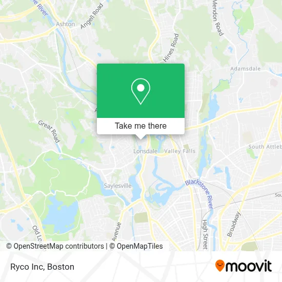 Ryco Inc map