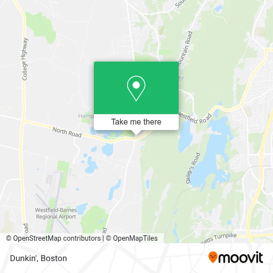 Dunkin' map