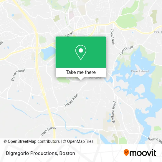Digregorio Productions map