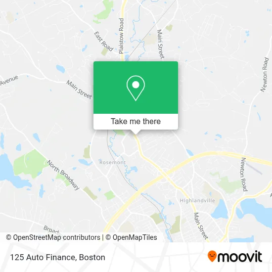 125 Auto Finance map