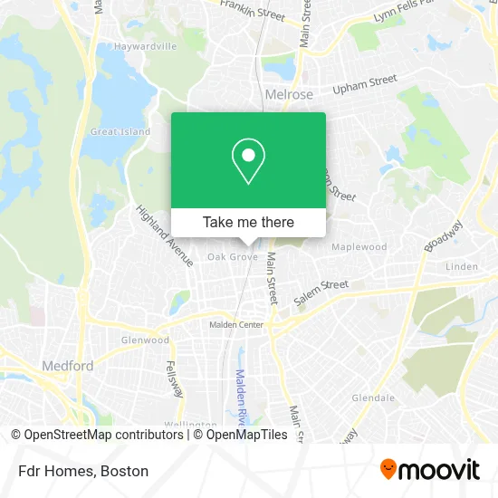Fdr Homes map